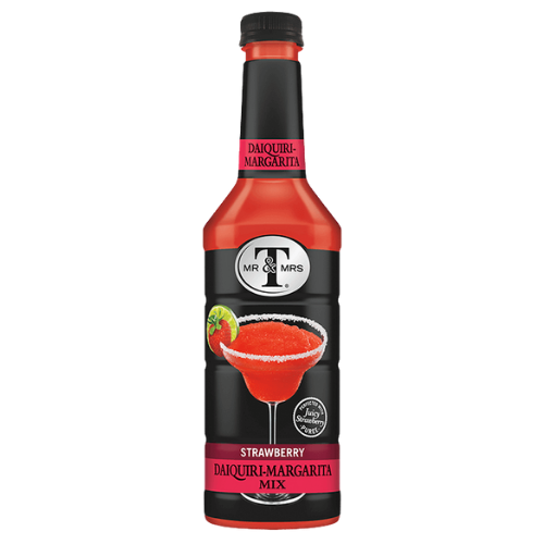 Mr & Mrs T Strawberry Daiquiri-Margarita Mix (Single/1L)