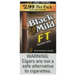 Black & Mild Filter Tips Pipe-Tobacco Cigars (5 ea)