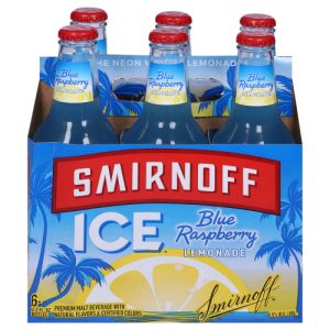 Smirnoff Ice Lemonade Blue Raspberry Malt Beverage 6 - Bottles (11.2 fl oz)