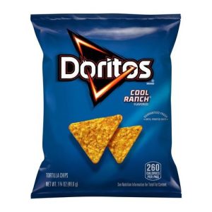 Dorito's Cool Ranch Tortilla Chips  (Single/1.75 OZ Foil Bag)