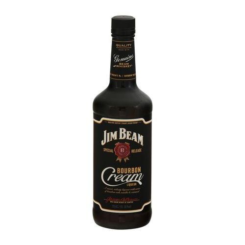 Jim Beam Bourbon Cream Liqueur (Single/750.00 ML Glass Bottle)
