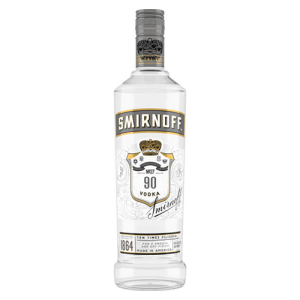 Smirnoff Silver 90 Proof (Single/750ml)