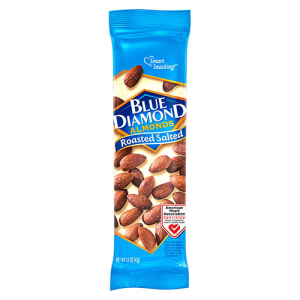 Blue Diamond Roasted & Salted Almonds (Single/1.5 oz Bag)