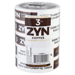 Zyn 3 mg Coffee Nicotine Pouches (5 ea)