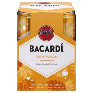Bacardi Rum Punch Cocktail 4 - Cans (4 Pack/355 ml)