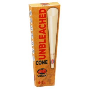 Job Virgin 1-1/4 Inch Unbleached Cone (6 ea)