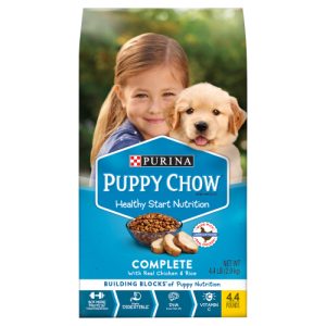 Purina Puppy Chow High Protein Dry Puppy Food Complete With Real Chicken - . Bag (4.4 lb)