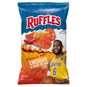 Ruffles Flamin' Hot Cheddar & Sour Cream (Single/8 oz)