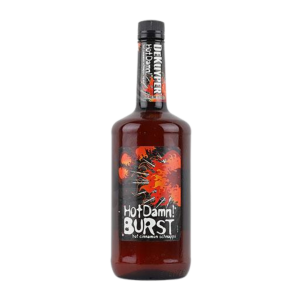 DeKuyper Hot Damn! Burst Hot Cinnamon Schnapps Liqueur (Single/750.00 ML Glass Bottle)