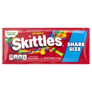 SKITTLES Original Chewy Candy Share Size, Bag (4 oz)