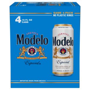 Modelo Especial Mexican Lager Beer Cans, 4.4% ABV (4 pk)