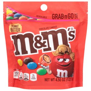 M&M's Peanut Butter Chocolate Candies Grab n Go Size (4.50 oz)
