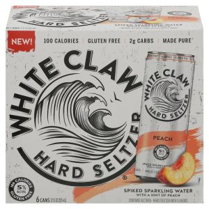 White Claw Hard Seltzer Peach Hard Seltzer 6 - Cans (12 fl oz)
