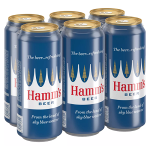 Hamm's Beer Can (6 Pack/16 oz)