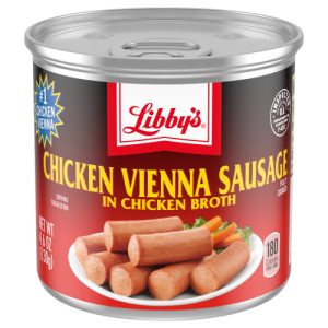 Libby's Chicken Vienna Sausage in Chicken Broth Canned Sausage, (4.6 OZ)
