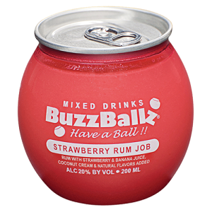 Buzzballz Strawberry Rum (Single/200ml)
