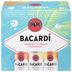 Bacardi Rum Cocktail Variety Pack 6 - Cans (355 ml)