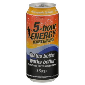 5-Hour Energy Extra Strength Pineapple Splash Flavor Carbonated Beverage (16 fl oz)