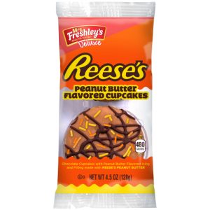 Mrs. Freshley's® Deluxe Reese's Peanut Butter Flavored Cupcakes . Pack (4.5 oz)