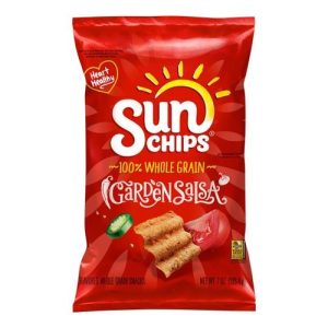 Sun Chips Flavored Whole Grain Snacks Garden Salsa (Single/7.00 OZ Foil Bag)