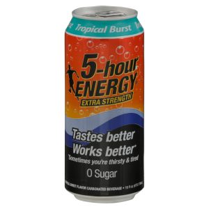 5-Hour Energy Extra Strength Tropical Burst Flavor Carbonated Beverage (16 fl oz)