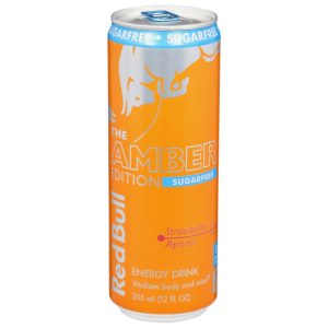 Red Bull The Amber Edition Sugarfree Strawberry Apricot Energy Drink (12 fl oz)