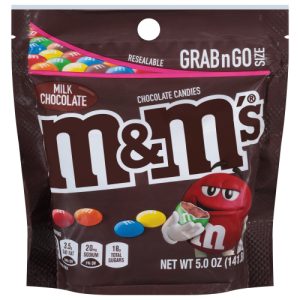 M&M's Milk Chocolate Chocolate Candies Grab n Go Size (5.0 oz)