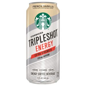 Starbucks TripleShot Energy Energy Coffee Beverage French Vanilla Flavored Can (15 Fl Oz)