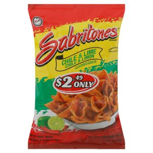 Sabritones Chile & Lime Flavored Puffed Wheat Snacks (4 oz)