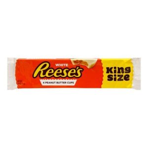 Reese's 4 Peanut Butter Cups White Chocolate King Size (Single/2.80 OZ Foil Wrapper)