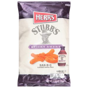 Herr's Stubb's Sticky Sweet Bar-B-Q Flavored Cheese Curls (2.75 oz)