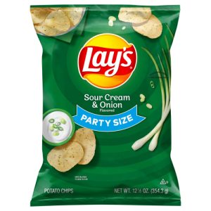 Lay's Potato Chips Sour Cream & Onion Flavored 12 (1/2 Oz)