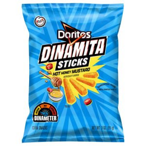 Doritos Dinamita Sticks Corn Snacks Hot Honey Mustard Artificially Flavored (3 Oz)