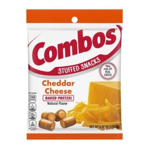 Combos Baked Snacks Cheddar Cheese Pretzel (Single/6.30 OZ Foil Bag)