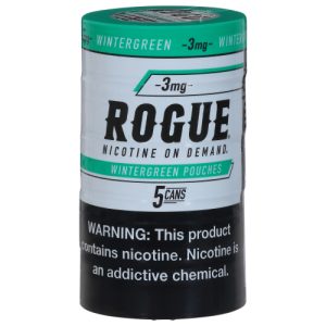 Rogue Pouches 3 mg Wintergreen Nicotine (5 Pack/20 ea)