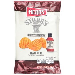 Herr's Stubb's Original Bar-B-Q Flavored Potato Chips (2.75 oz)