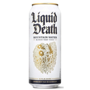 "Liquid Death Mountain Water " (Single/16.90 oz Can)