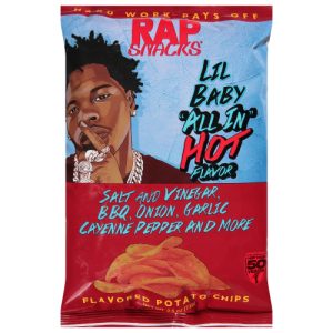 Rap Snacks Lil Baby All in Hot Flavor Potato Chips (Single/2.5 oz)