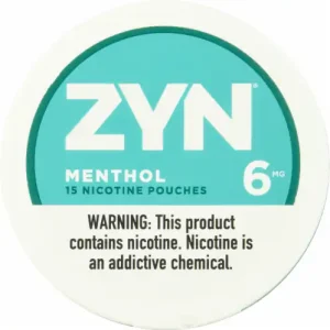 Zyn 6mg Menthol Nicotine Pouch (Single/15 Pouches)