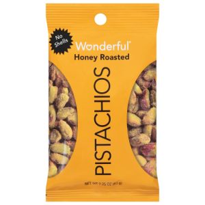 Wonderful No Shells Honey Roasted Pistachios (2.25 oz)