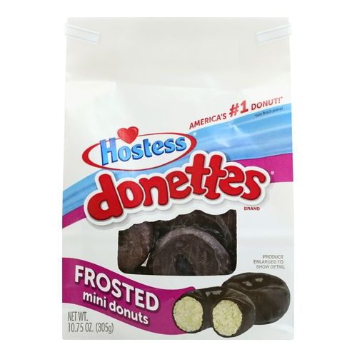 Hostess Donettes Mini Donuts Frosted (Single/11.25 OZ Paper Bag)