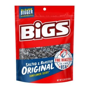 Bigs Sunflower Seeds Salted & Roasted - Original (Single/5.35 OZ Resealable Package)