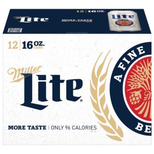 Miller Lite Pilsner Beer 12 - Cans (16 oz)