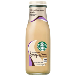 Starbucks Frappuccino White Chocolate Mocha (Single/13.7 oz Glass Bottle)