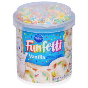 Pillsbury Funfetti Vanilla Frosting (15.6 oz)