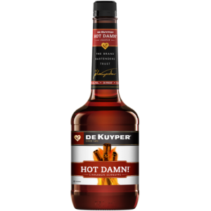 DeKuyper Hot Damn! Hot Cinnamon Schnapps Liqueur (Single/375.00 ML Glass Bottle)