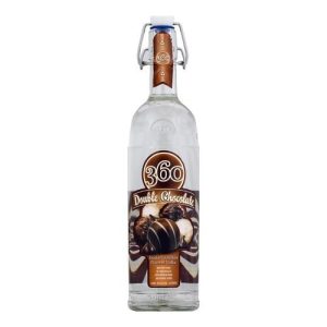 360 Double Chocolate Vodka (Single/50.00 ML Plastic Bottle)