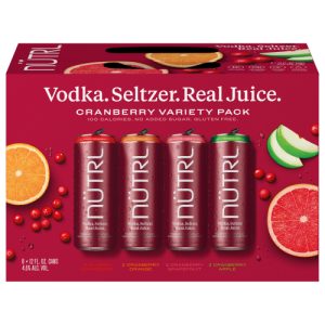 Nutrl Cranberry Vodka Seltzer Variety Pack 8 - Cans (12 fl oz)