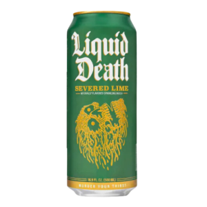 Liquid Death Sparkling Mountain Water Severed Lime (Single/16.00 OZ Can)
