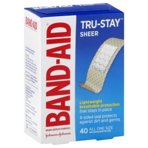 Band Aid Tru-Stay Sheer Bandages (40 ea)